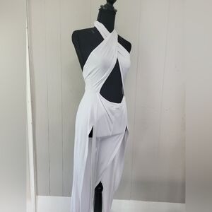 Small White Festival Gypsy Jumpsuit
